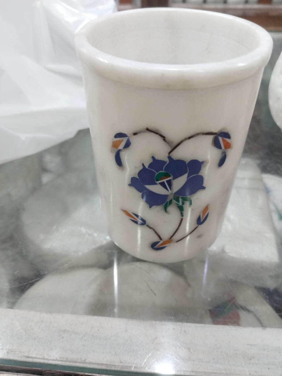 Marble glasses for drinks by DIYYAA GLOBAL