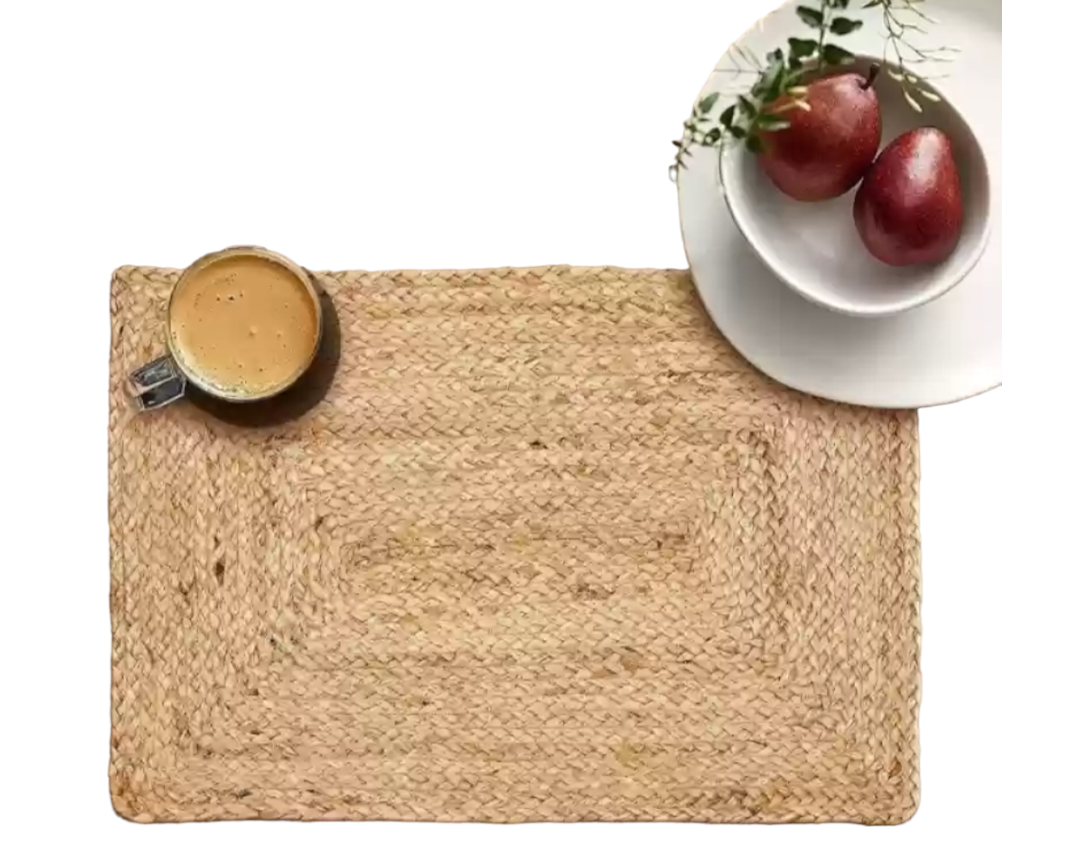 Sustainable Fibre Jute Placemats by SUN OVERSEAS