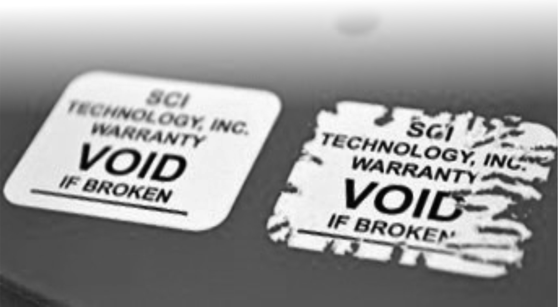 Tamper Evident Label - Ultra Destructible Vinyl (UDV) Sticker by FIDELIS ETAIROS INTERNATIONAL